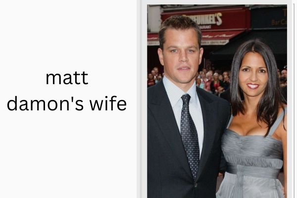 matt damon's wife